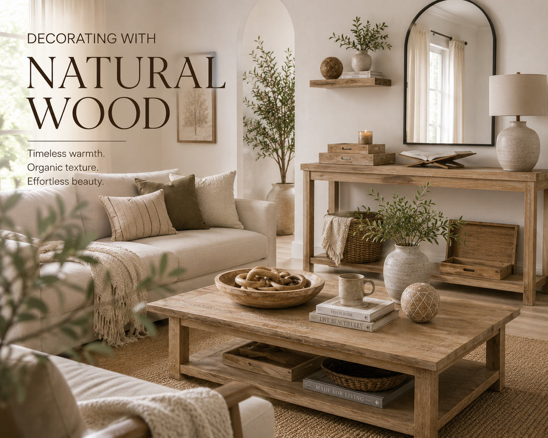 Decorating with Natural Wood: 7 Designer Tips for a Warm, Timeless Home