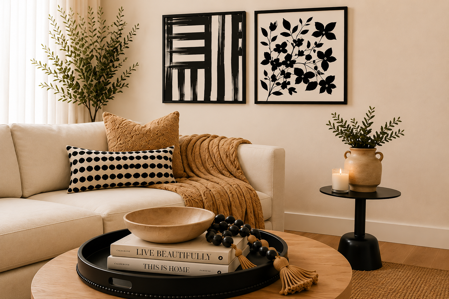 Steal This Living Room Look: The Organic Modern Design Formula