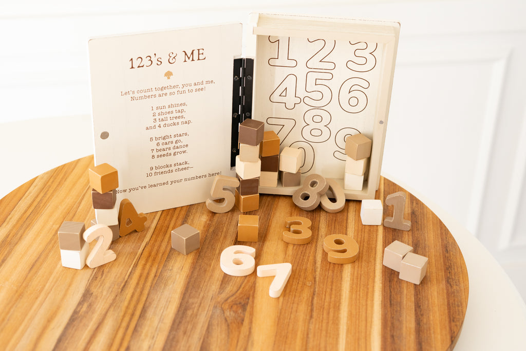 Wood Storybook Little Learners Set - 123 | Woodland Story Books Collection