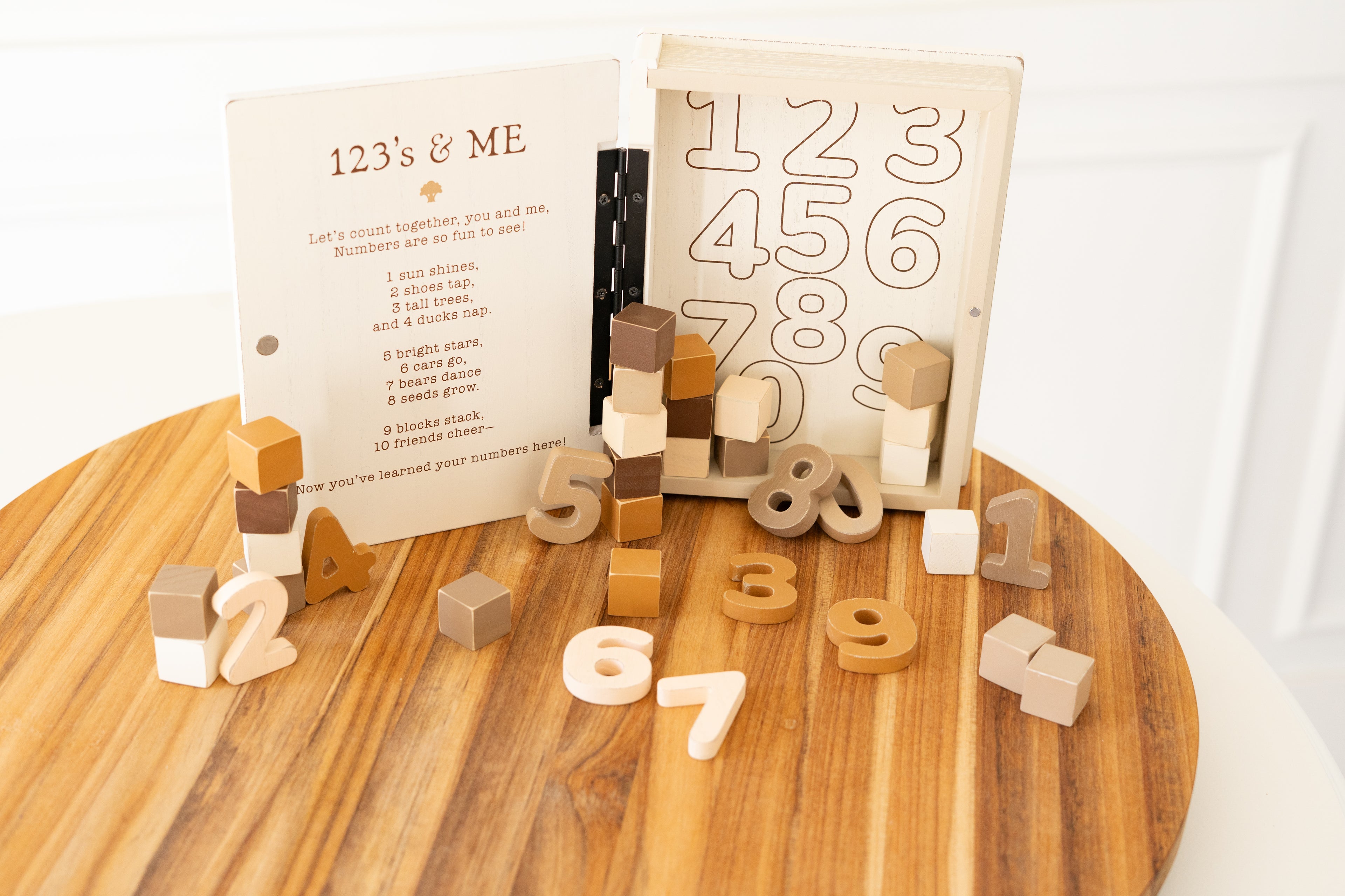 Wood Storybook Little Learners Set - 123 | Woodland Story Books Collection