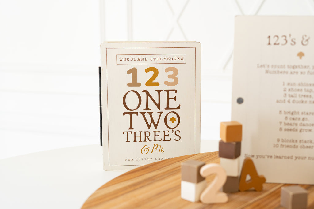 Wood Storybook Little Learners Set - 123 | Woodland Story Books Collection