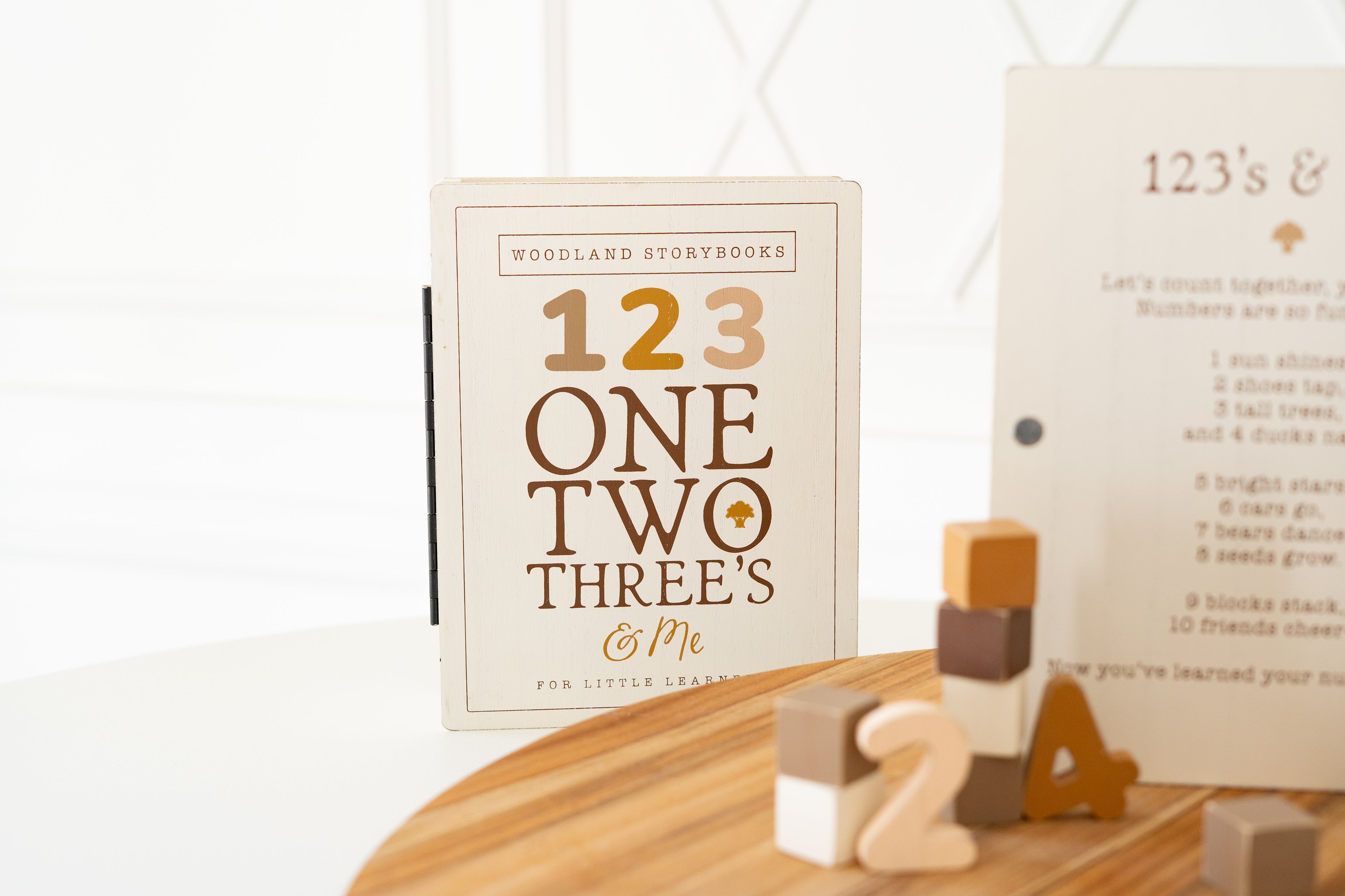 Wood Storybook Little Learners Set - 123 | Woodland Story Books Collection