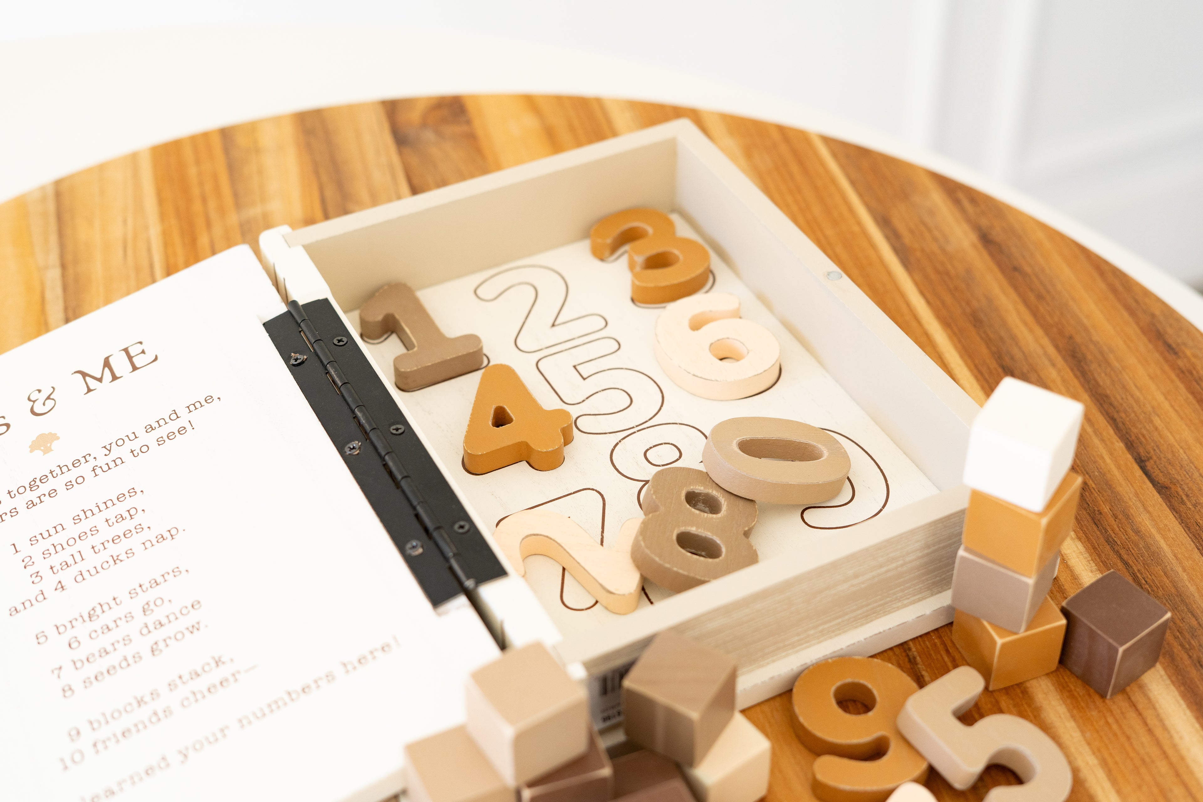 Wood Storybook Little Learners Set - 123 | Woodland Story Books Collection