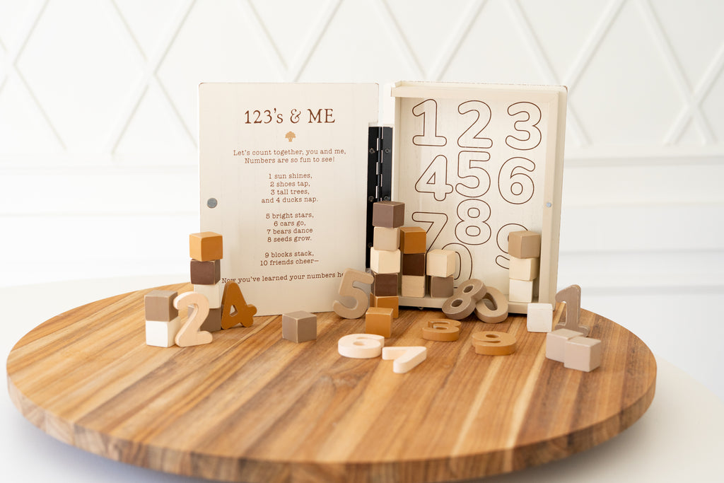 Wood Storybook Little Learners Set - 123 | Woodland Story Books Collection