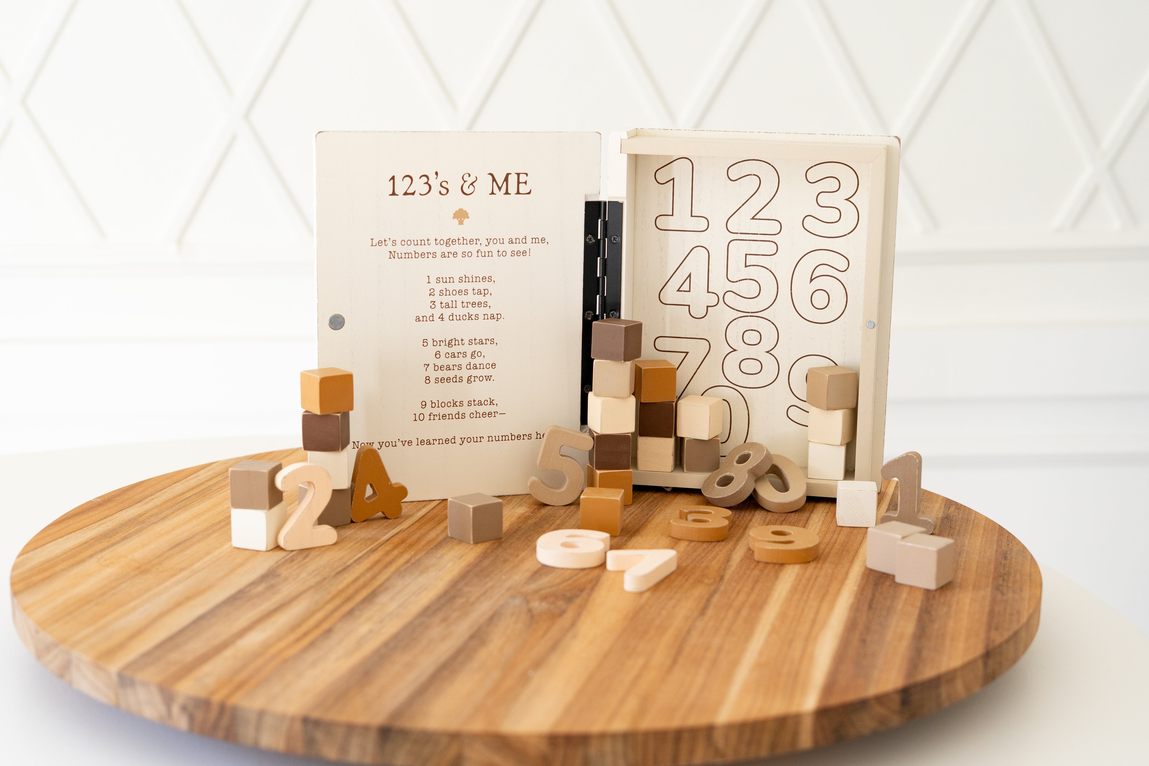 Wood Storybook Little Learners Set - 123 | Woodland Story Books Collection