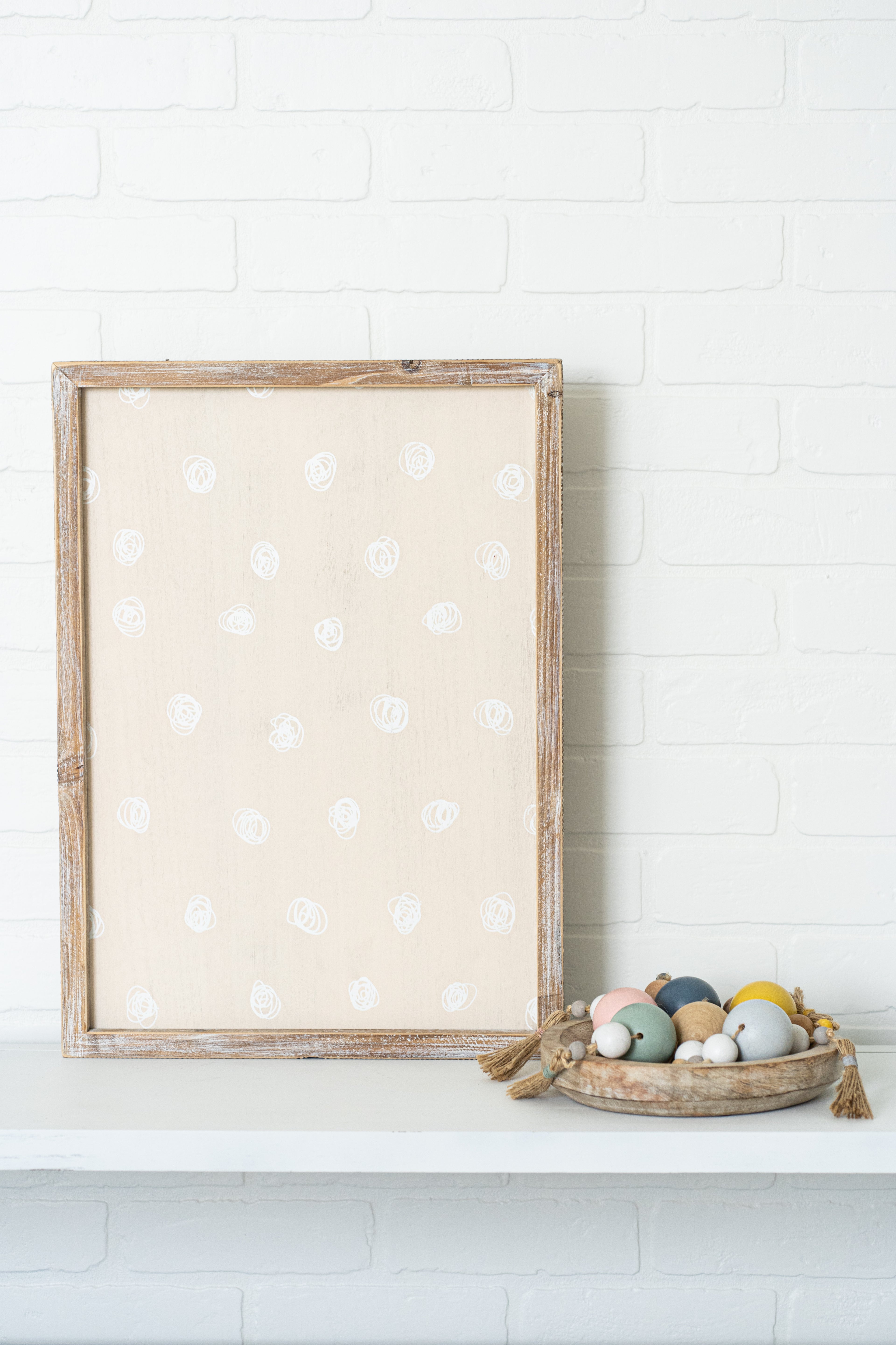 15" x 20" Reversible Wood Frame Sign - Giraffe