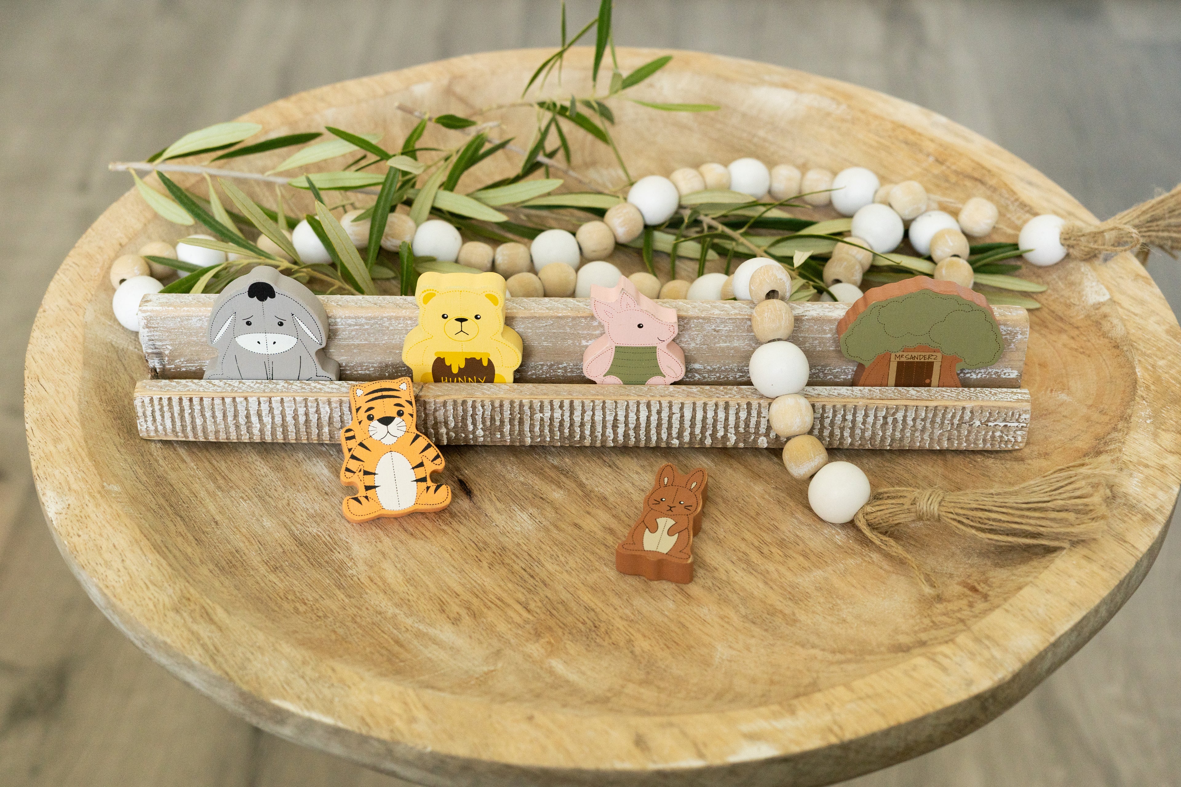 Letterboard Wood Shape Icons - Winnie the Pooh | Woodland Story Book Collection (Set of 6)