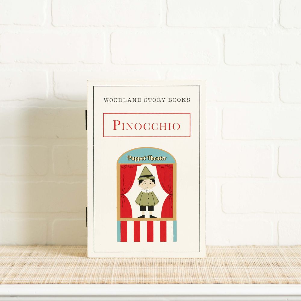 Wood Storybook Set - Pinocchio | Woodland Story Books Collection (Set of 7)