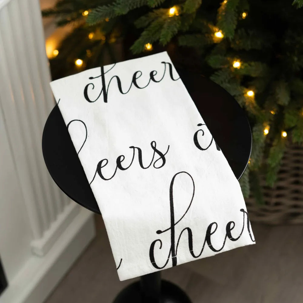 16" x 24" Tea Towel — Cheers