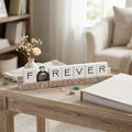 12" Wood Ledge Kit - Forever | White and Black | You and Me Collection
