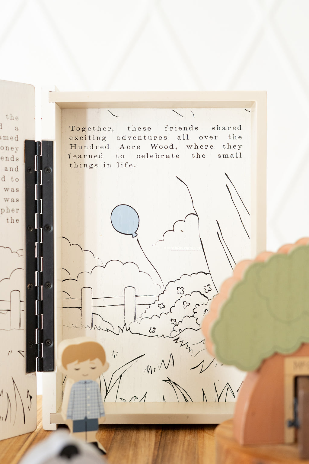 Wood Storybook Set - Winnie the Pooh | Woodland Story Books Collection (Set of 8)