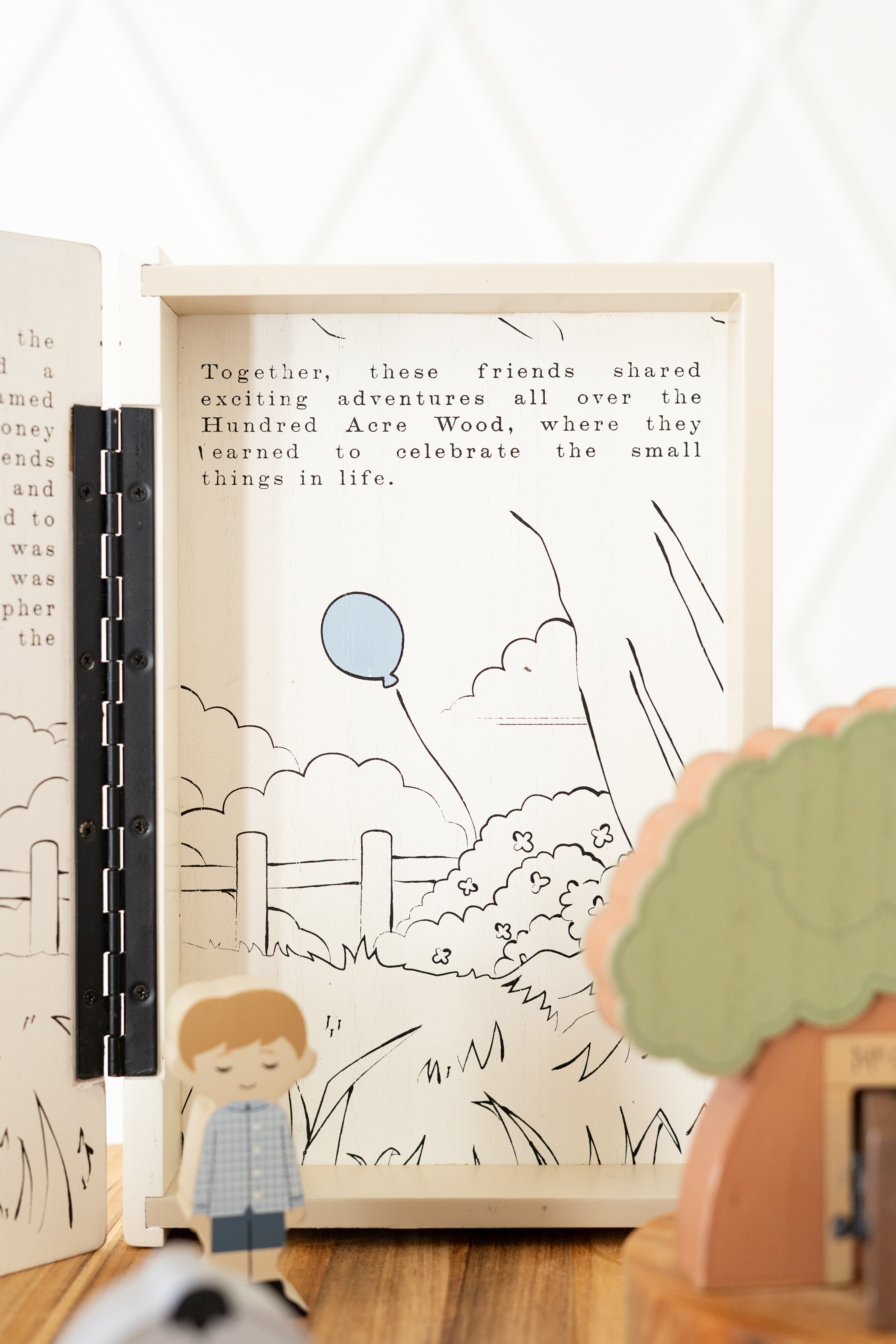 Wood Storybook Set - Winnie the Pooh | Woodland Story Books Collection (Set of 8)