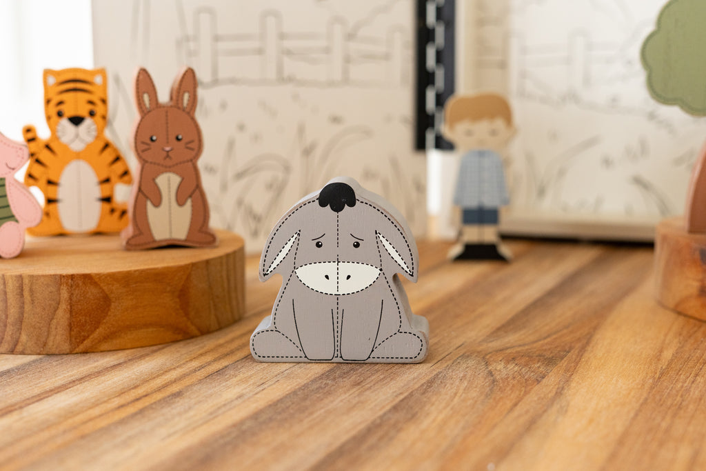 Wood Storybook Set - Winnie the Pooh | Woodland Story Books Collection (Set of 8)