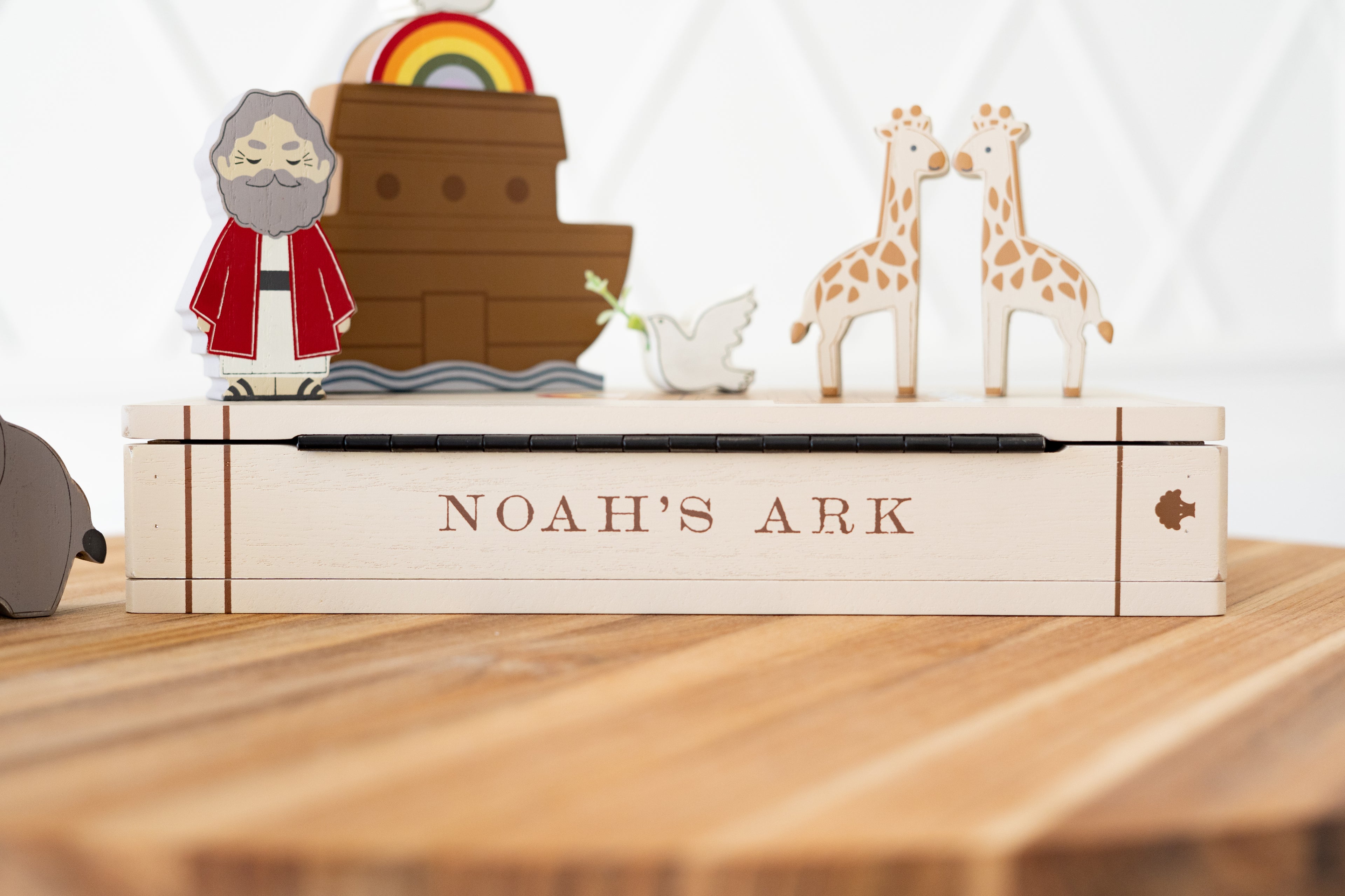 Wood Storybook Set - Noah's Ark | Woodland Story Books Collection (Set of 9)