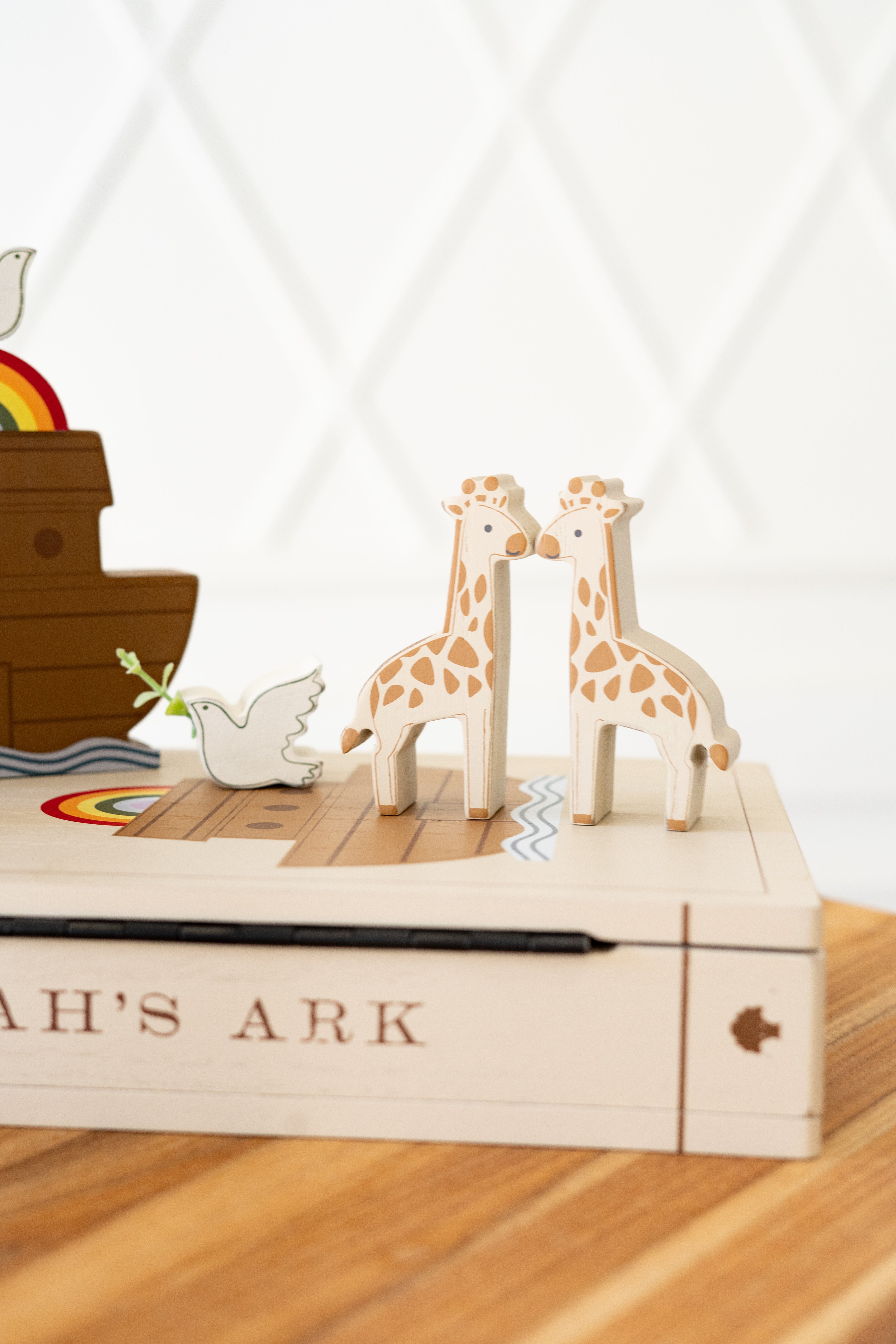Wood Storybook Set - Noah's Ark | Woodland Story Books Collection (Set of 9)
