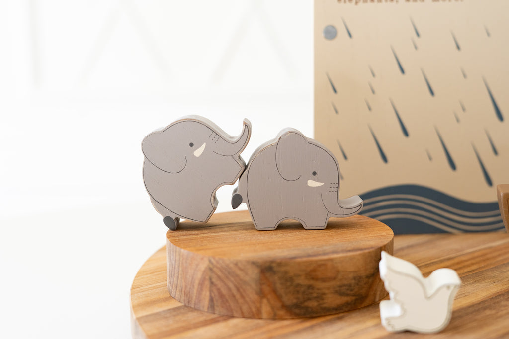 Wood Storybook Set - Noah's Ark | Woodland Story Books Collection (Set of 9)