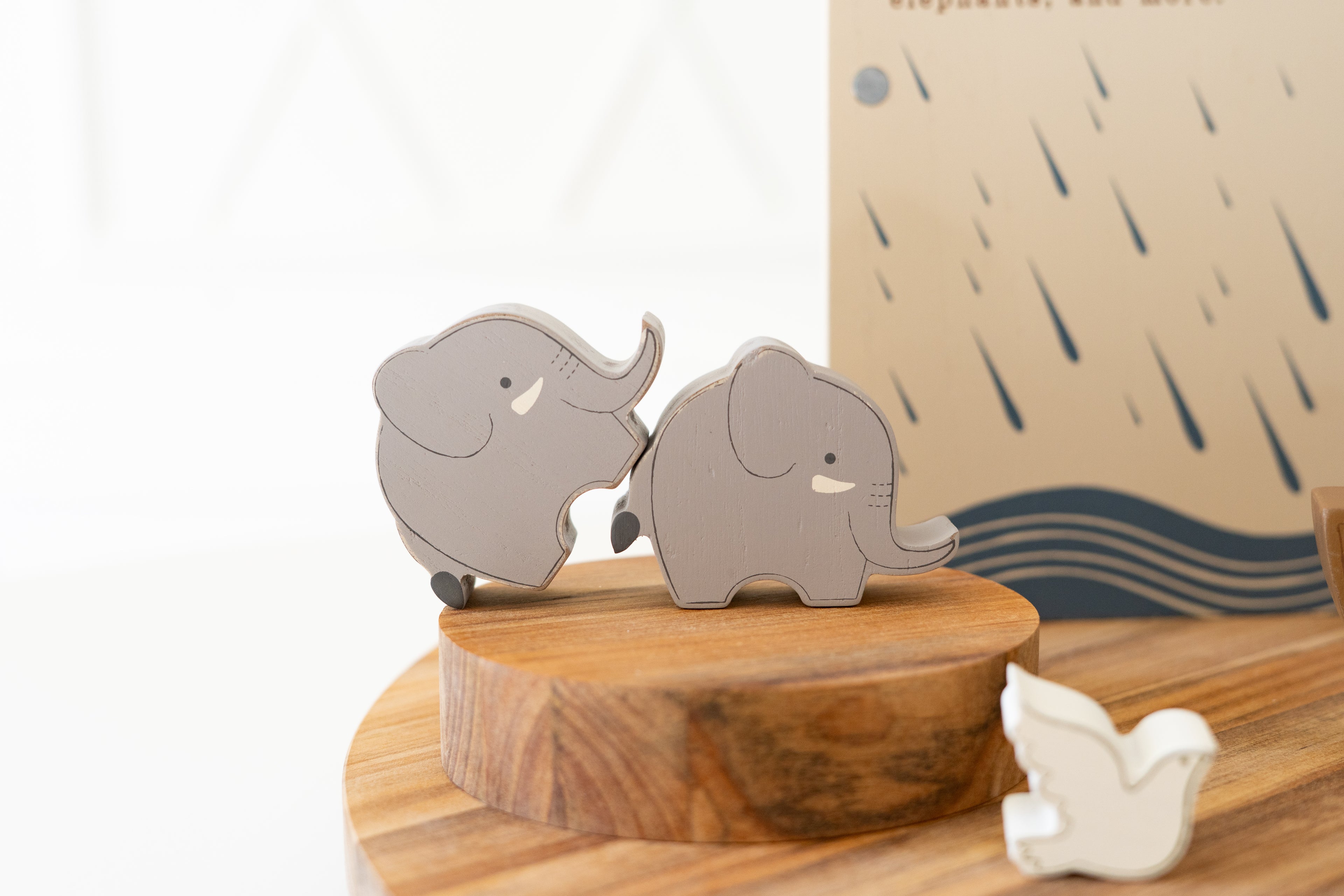 Wood Storybook Set - Noah's Ark | Woodland Story Books Collection (Set of 9)