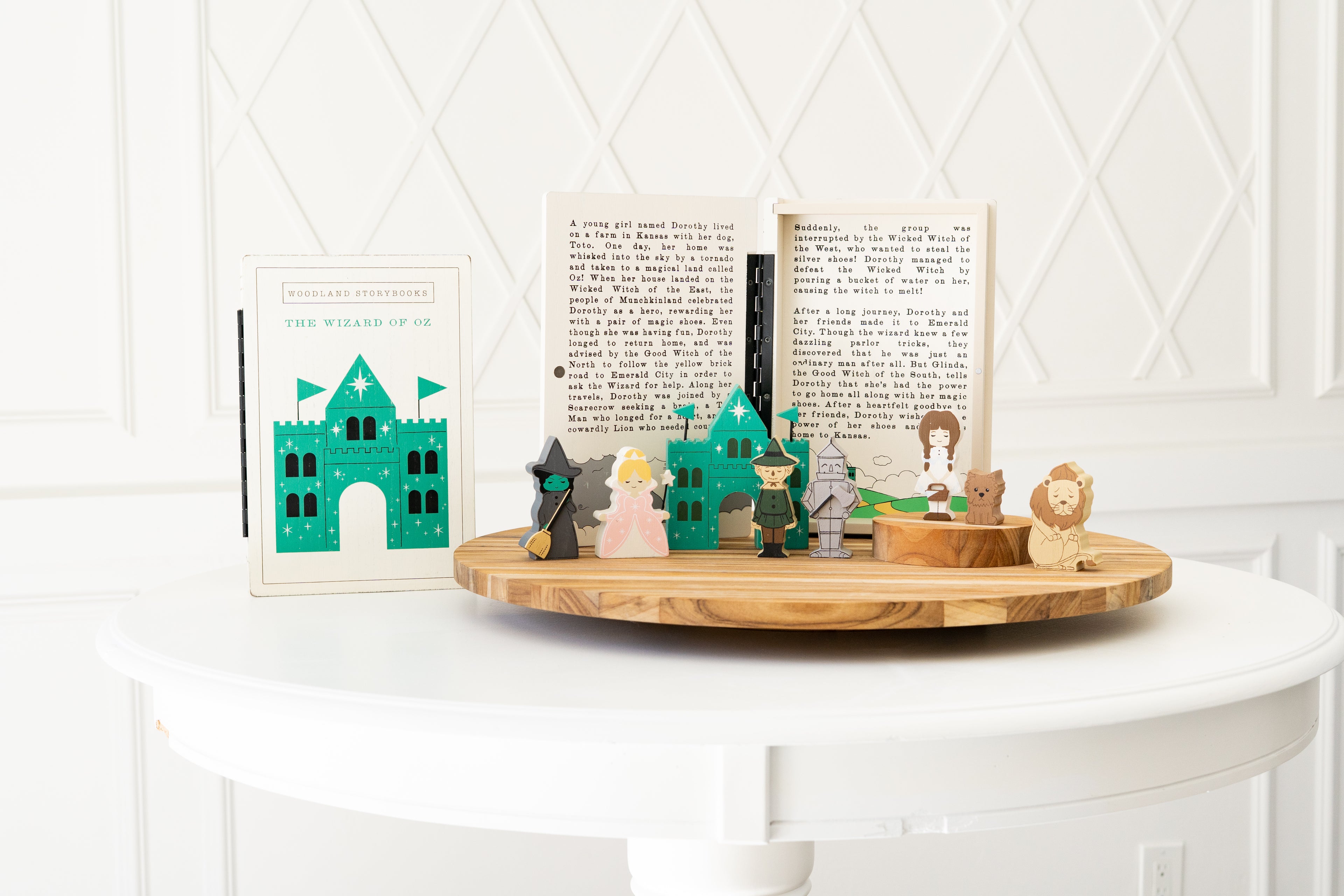 Wood Storybook Set - Wizard of Oz | Woodland Story Books Collection (Set of 9)