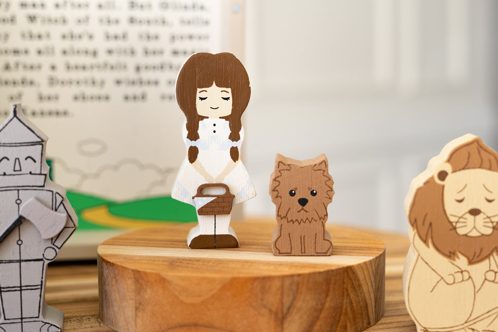 Wood Storybook Set - Wizard of Oz | Woodland Story Books Collection (Set of 9)