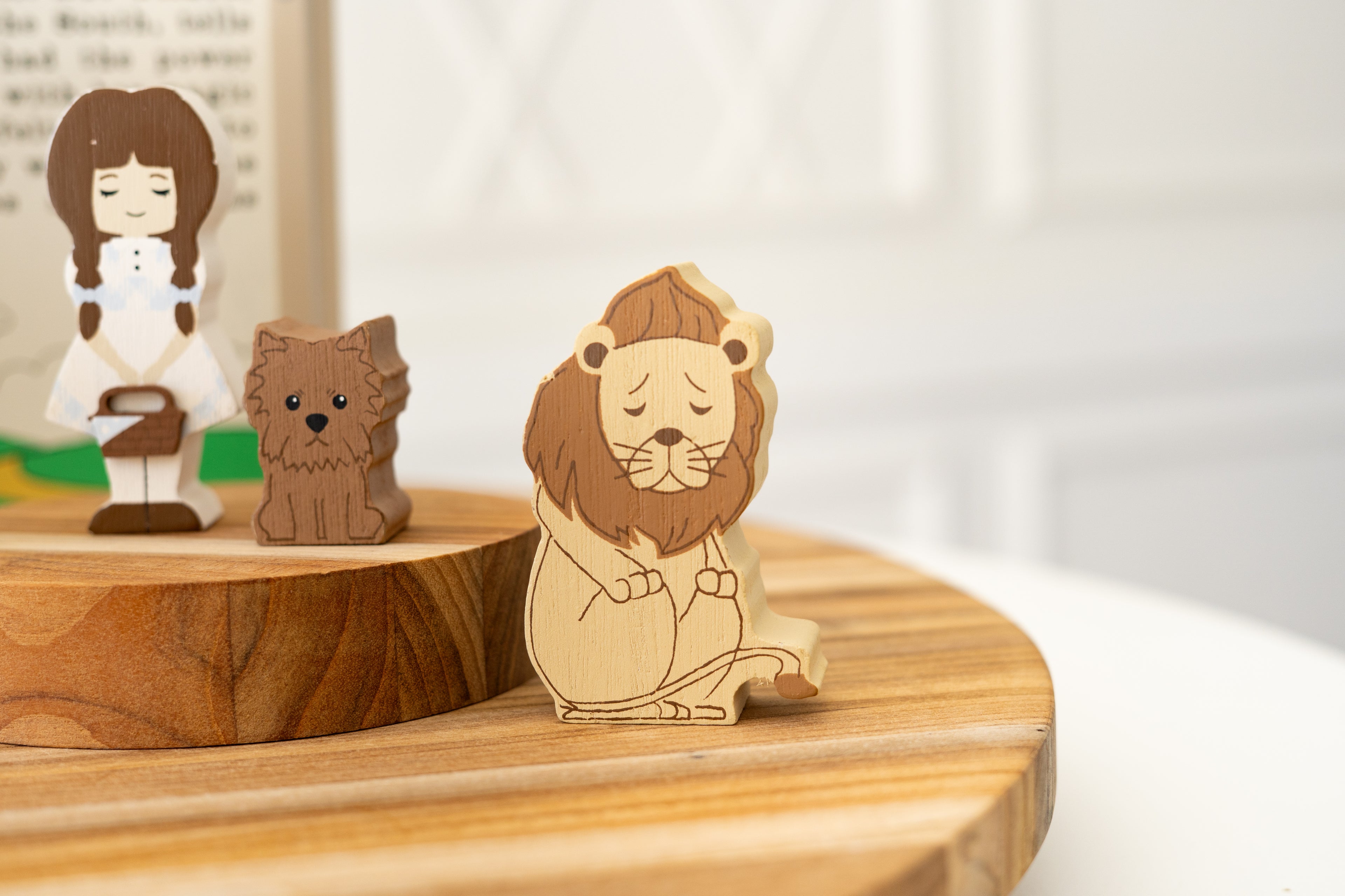 Wood Storybook Set - Wizard of Oz | Woodland Story Books Collection (Set of 9)