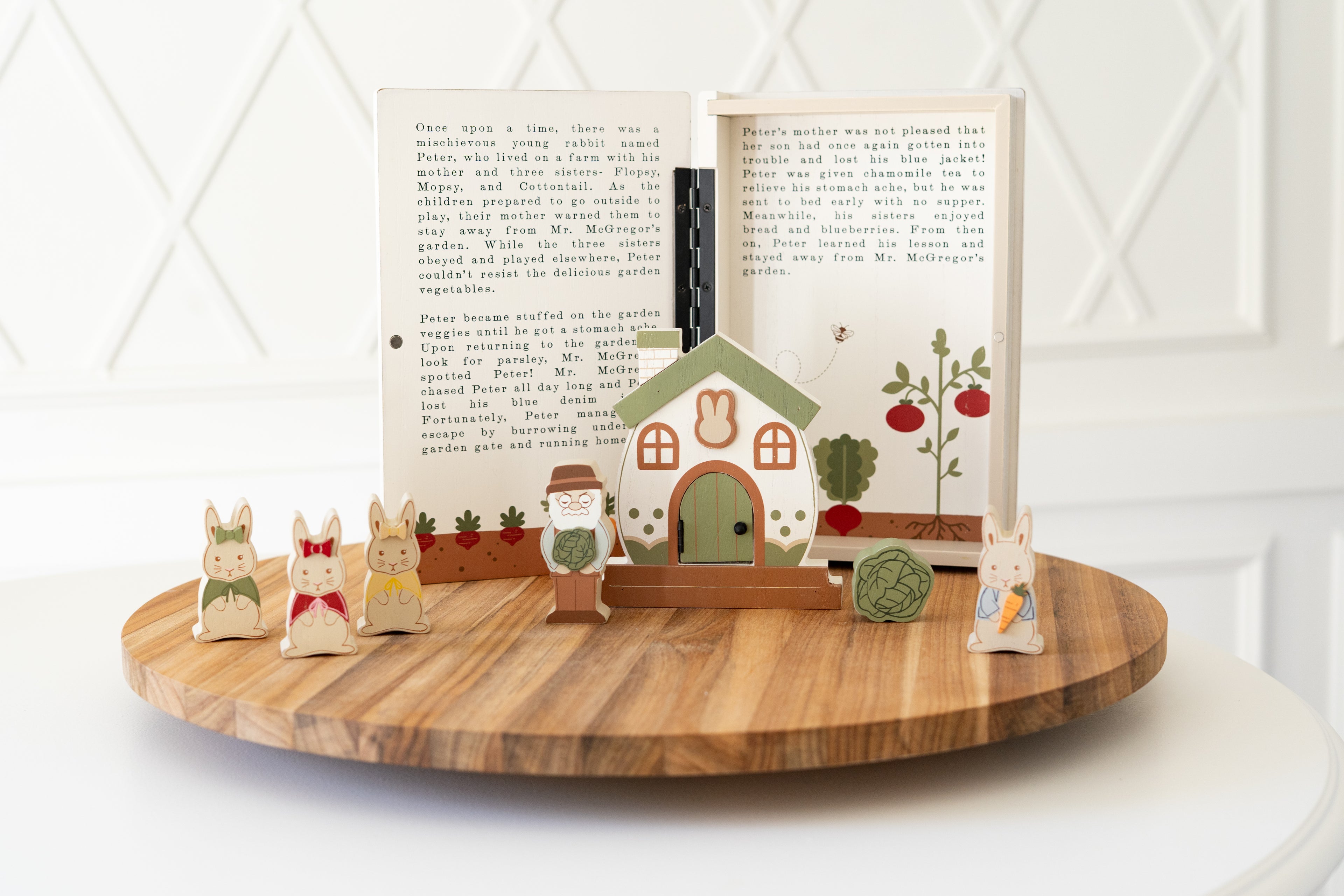 Wood Storybook Set - Peter Rabbit | Woodland Story Books Collection (Set of 8)