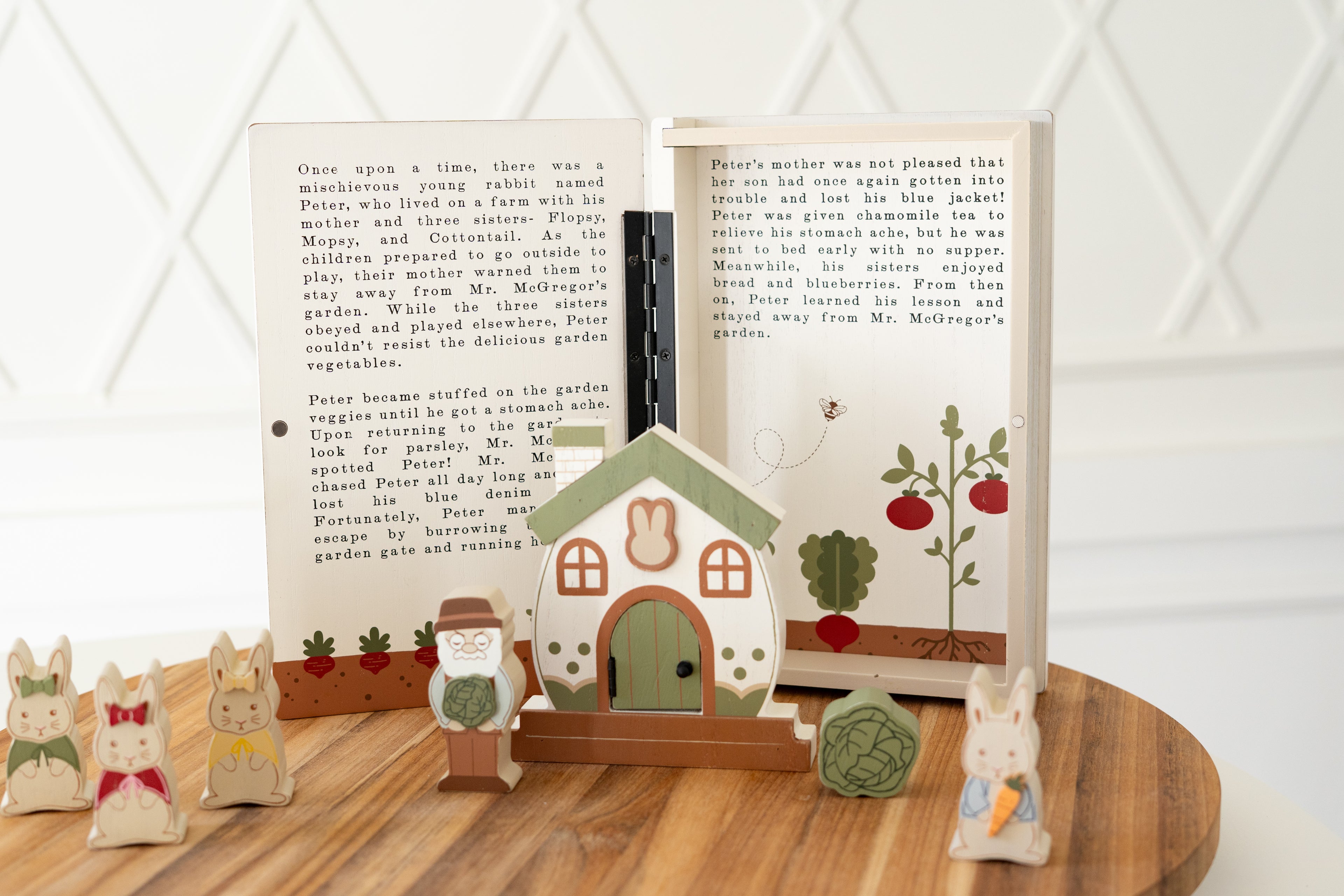 Wood Storybook Set - Peter Rabbit | Woodland Story Books Collection (Set of 8)