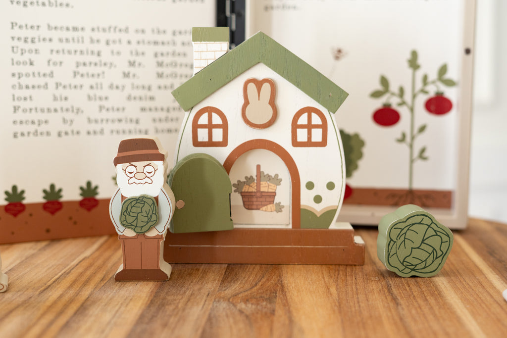 Wood Storybook Set - Peter Rabbit | Woodland Story Books Collection (Set of 8)
