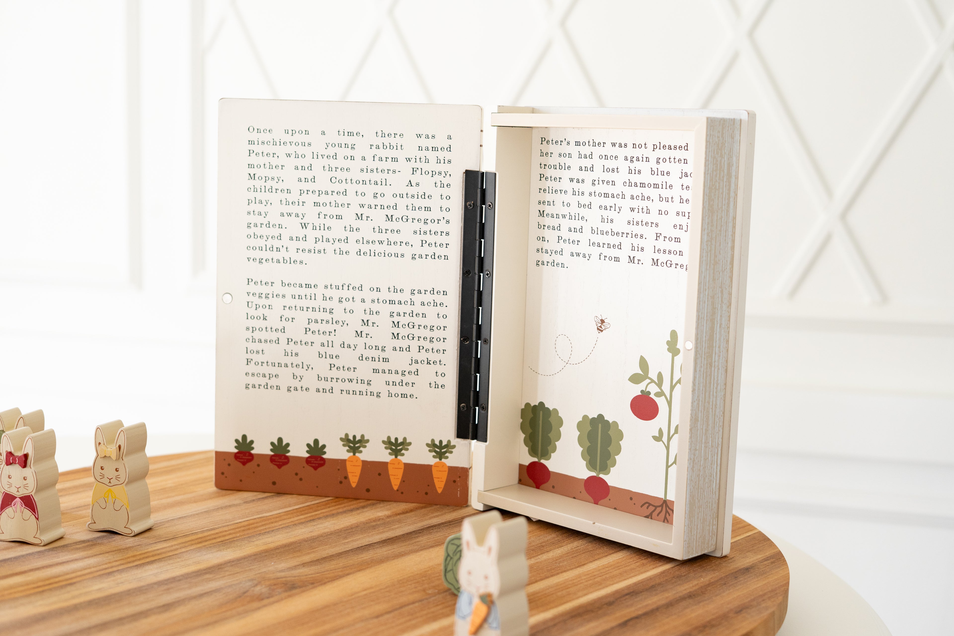 Wood Storybook Set - Peter Rabbit | Woodland Story Books Collection (Set of 8)