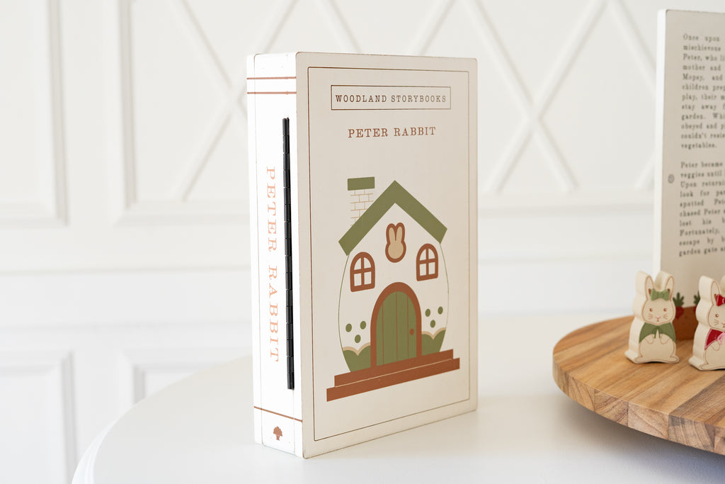 Wood Storybook Set - Peter Rabbit | Woodland Story Books Collection (Set of 8)