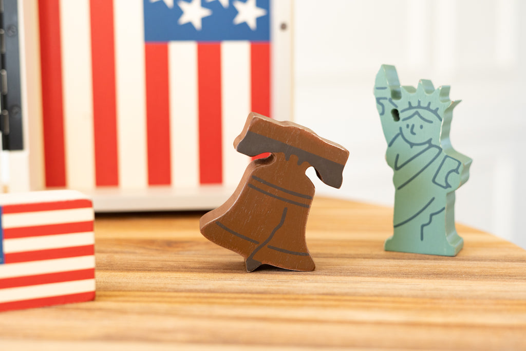 Wood Storybook Little Learners Set - America | Woodland Story Books Collection (Set of 7)