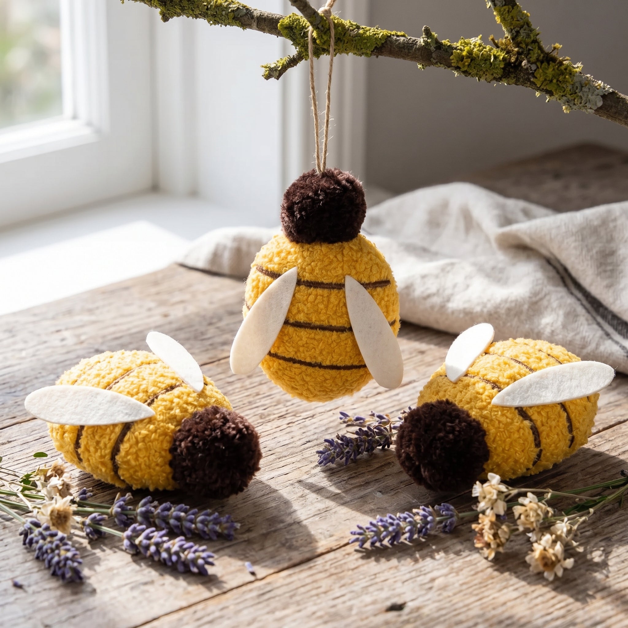 5" Felt Ornament - Bee