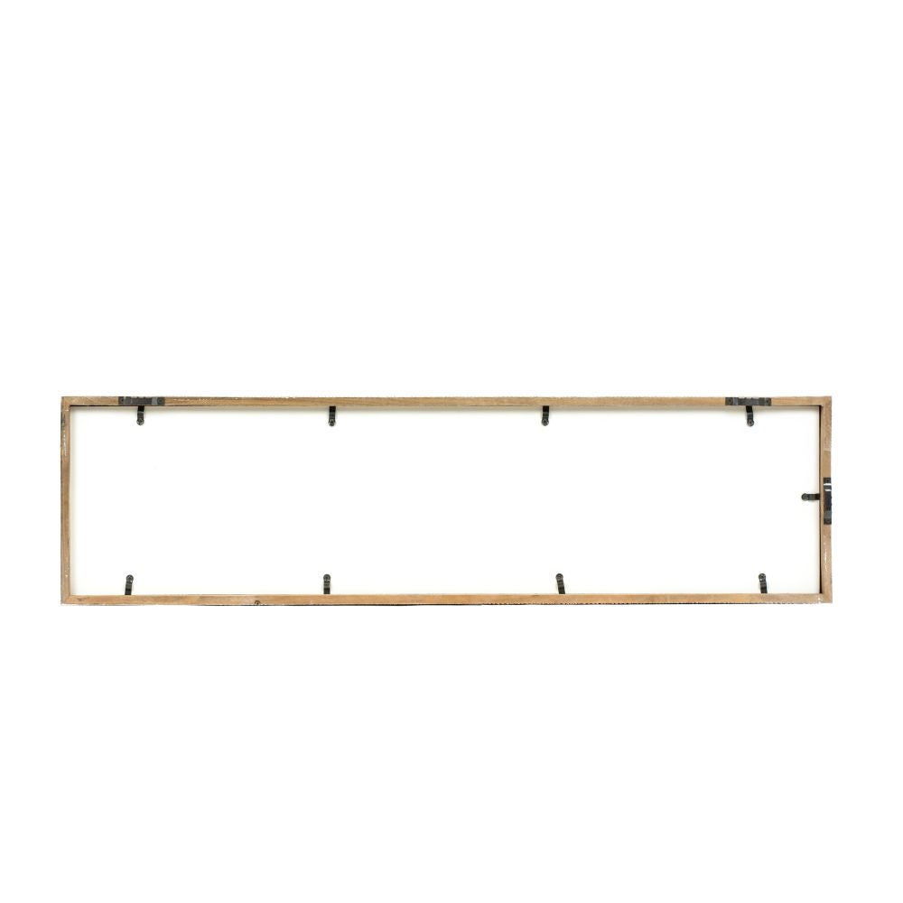 30" x 8" Wood Framed Sign with White Insert - DIY Collection