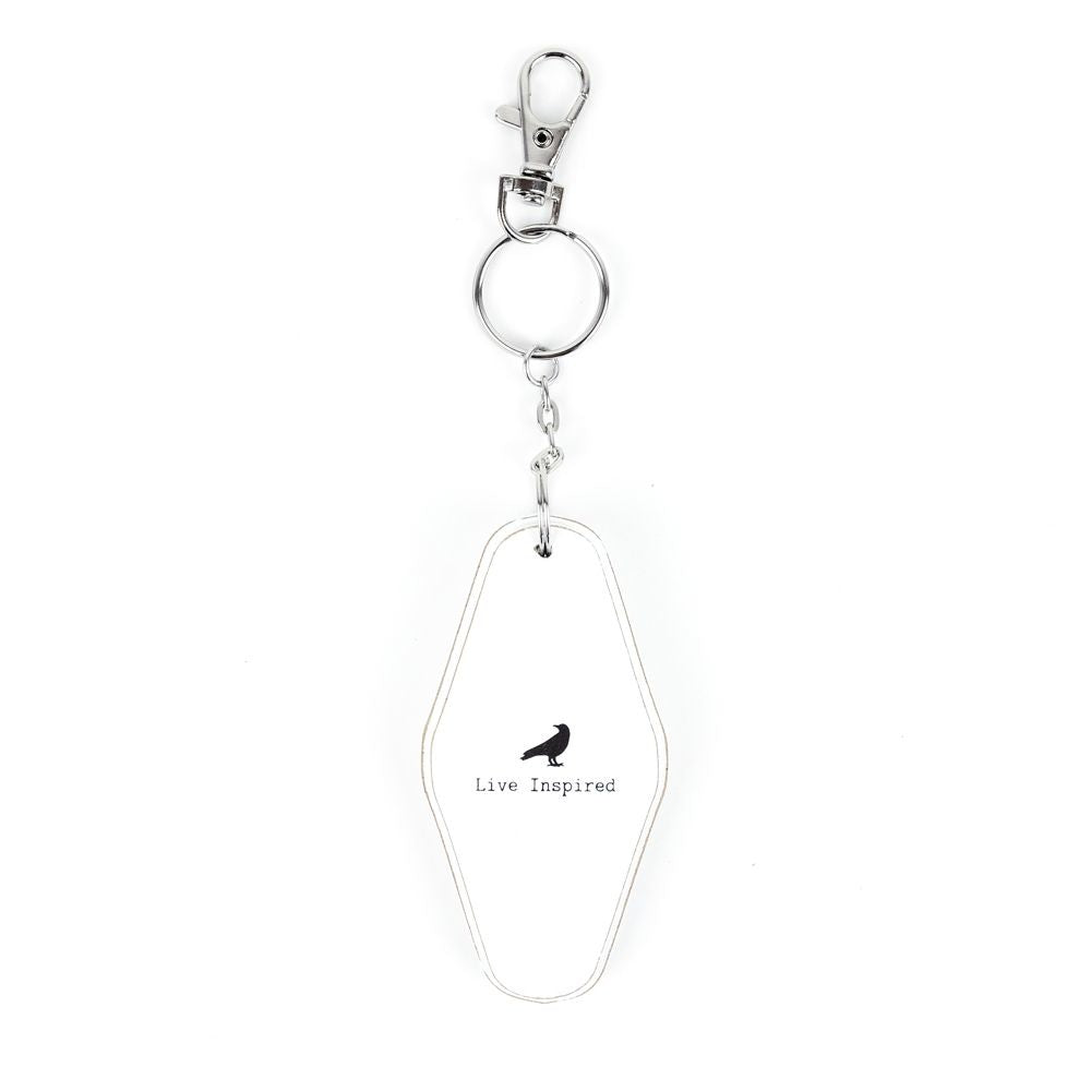 4" Reversible Keychain - The Goal | White and Black