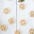 Letterboard Wood Shape Icons - Mango Snowflake (Set of 6)