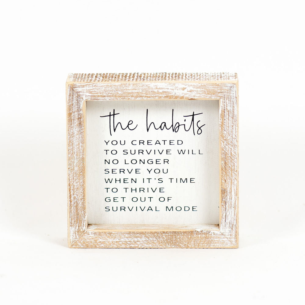 5x5x1.5 wd frmd sn (HABITS) wh/bk — supplier image