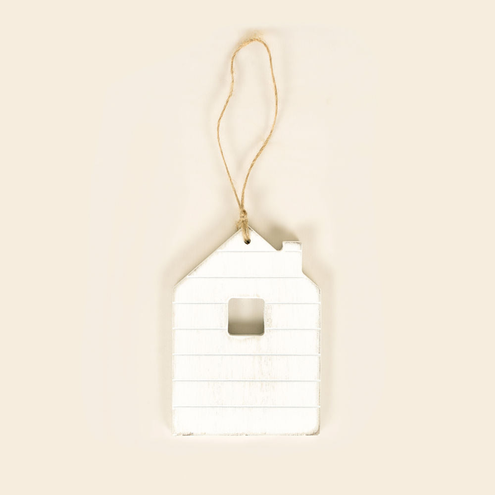 5" Reversible Wood Tag - You Are Home To Me | White and Gray