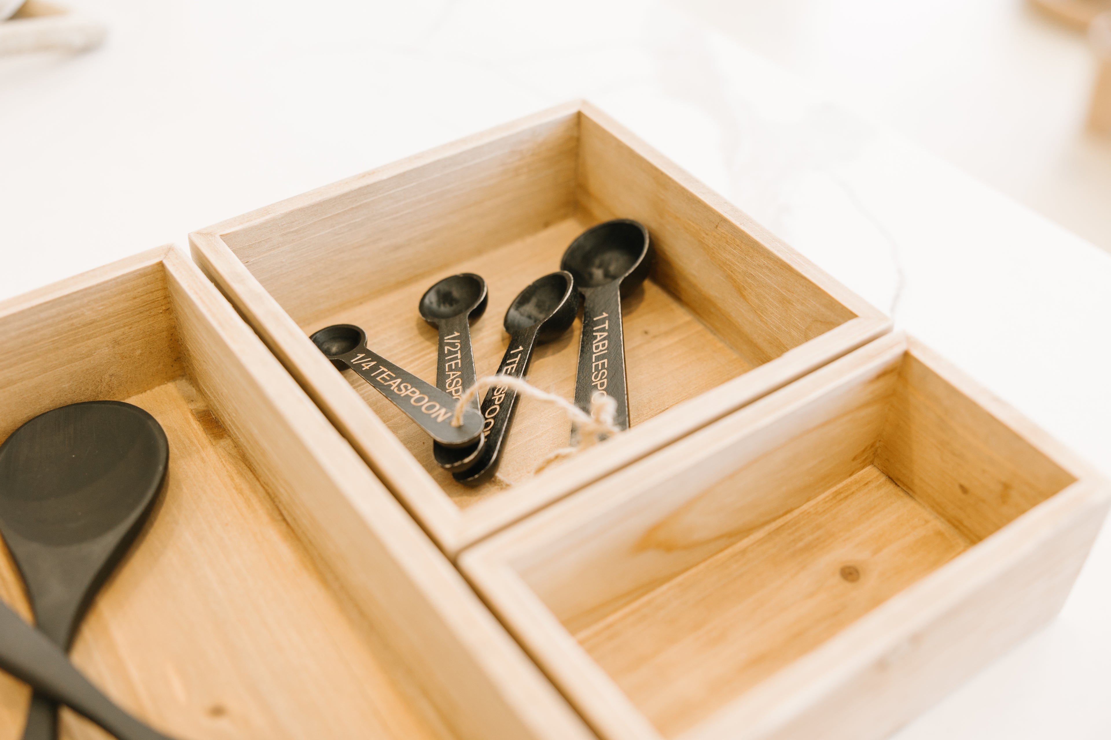 Wood Storage Bin Set - Brown (Set of 5) | Sizes Ranging from 4x7 to 7x11