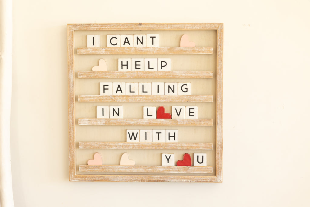 19" Wood Framed Letterboard - Natural
