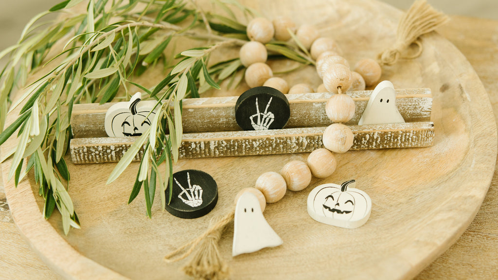 Letterboard Wood Shape Icons - Halloween (Set of 6)