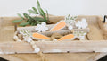 Letterboard Wood Shape Icons - Carrots & Flowers (Set of 6)