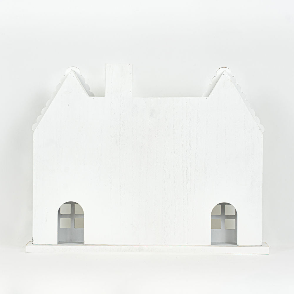 19" x 15" Wood Cutout - House | Natural