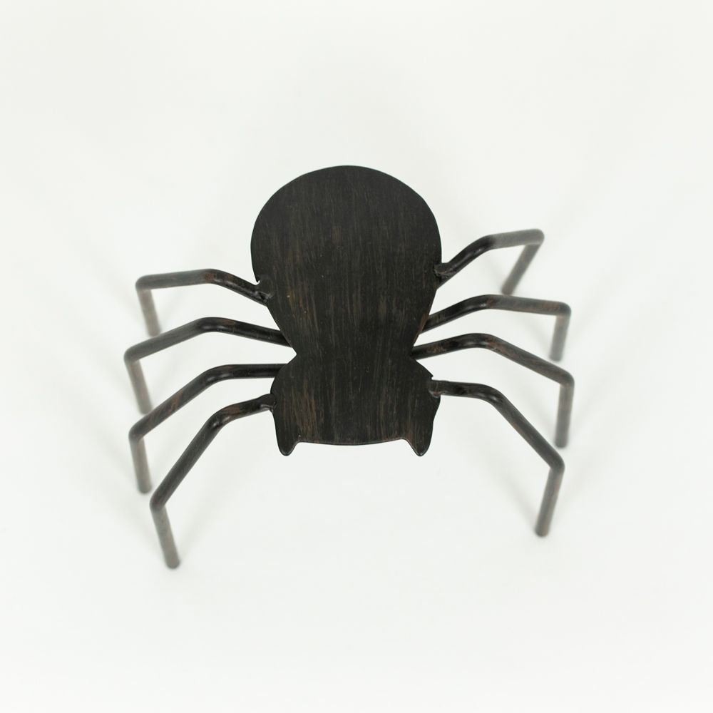 4.5" Metal Spider - Black