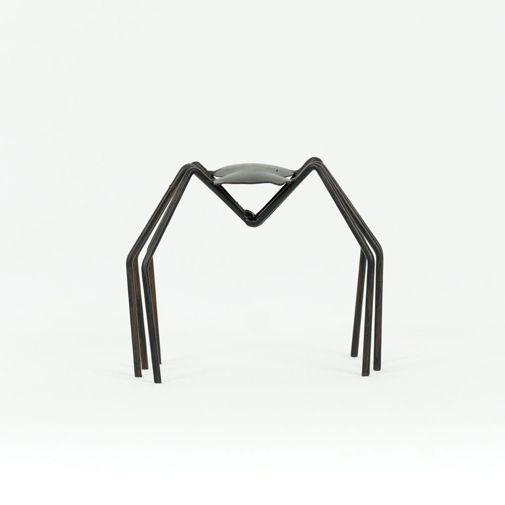 5.5" X 5.5" X 3.75" Metal Spider, Black
