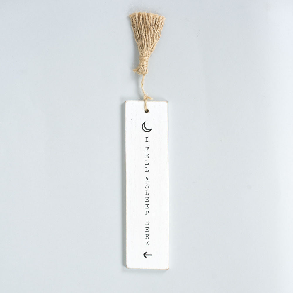 8" Reversible Wood Bookmark Set with Tassels - (Set of 2)