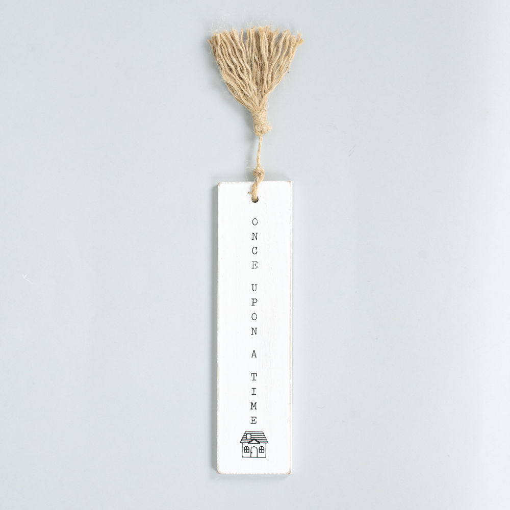 8" Reversible Wood Bookmark Set with Tassels - (Set of 2)