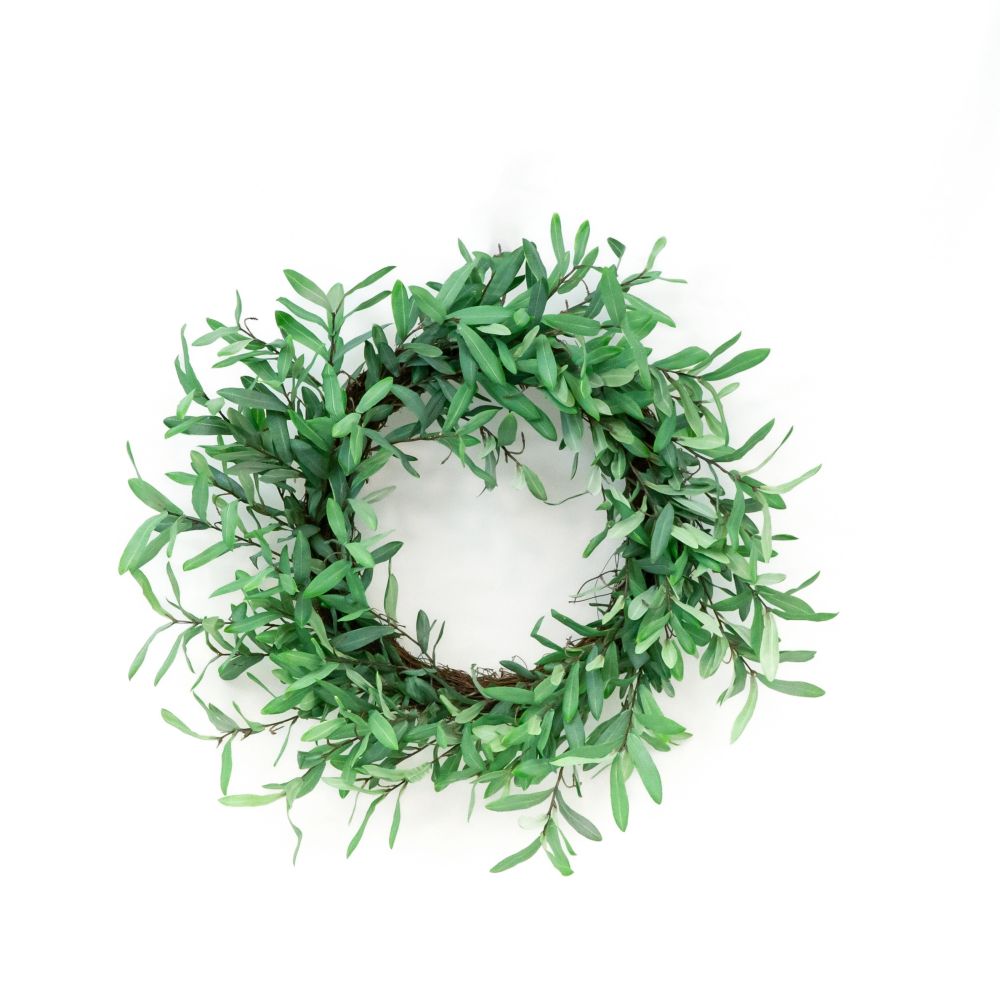 30" Olive Wreath - Green | Ollie Olive Collection
