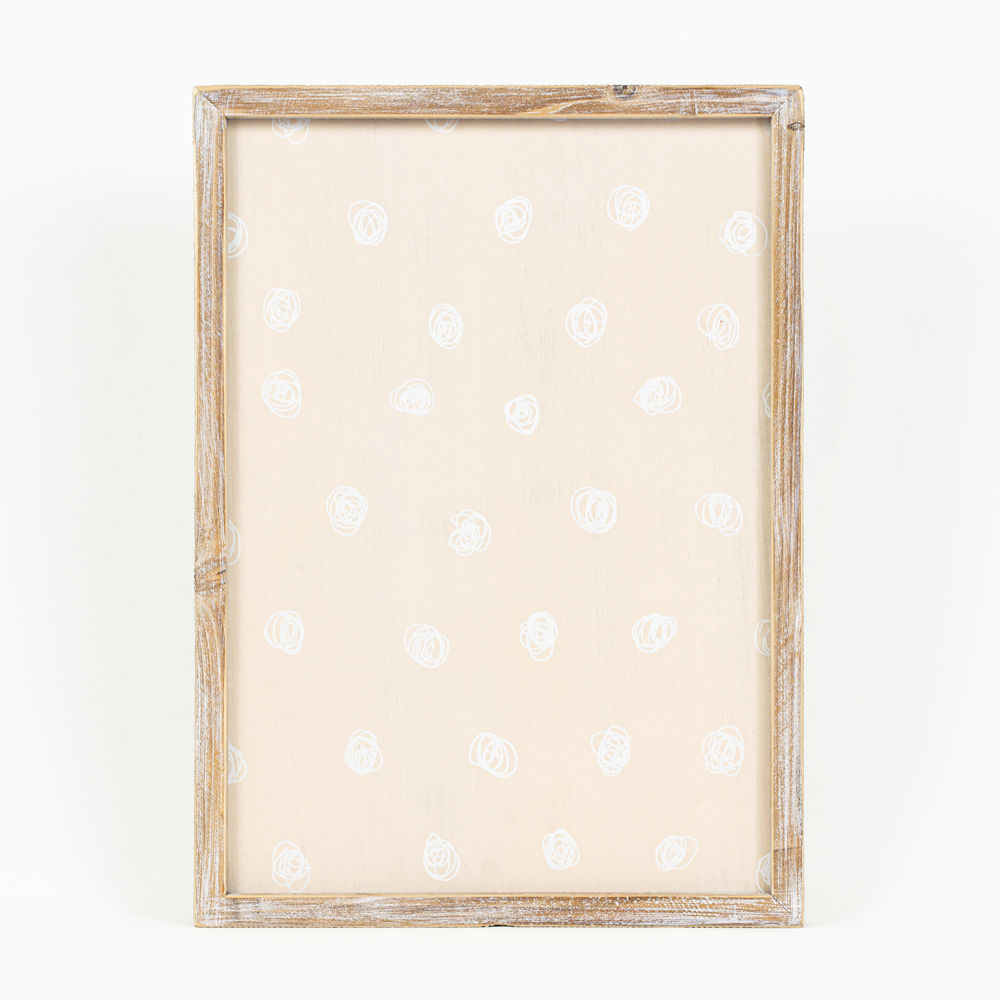 15" x 20" Reversible Wood Frame Sign - Giraffe