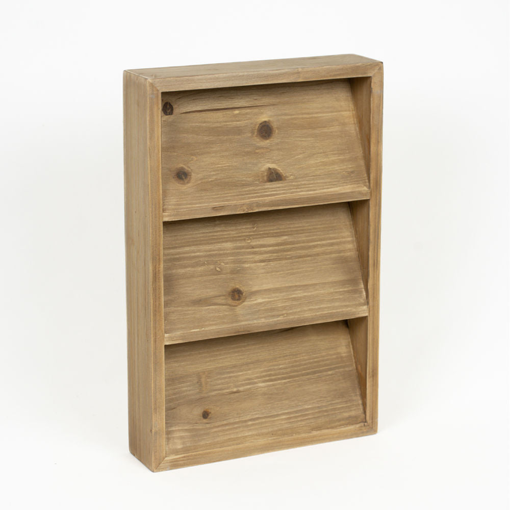 10" x 16" Wood Spice Rack Organizer - Natural
