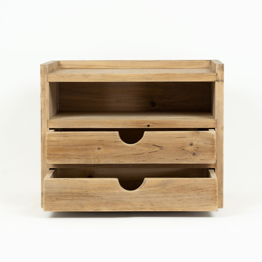 13" x 10" Wood Desk Drawer - Natural | Organization Collection