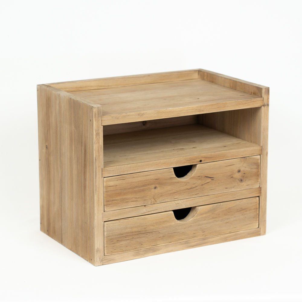 13" x 10" Wood Desk Drawer - Natural | Organization Collection